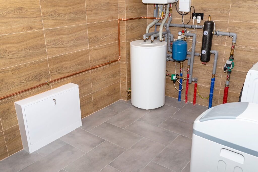 Residential water heater and plumbing system installed in Chandler